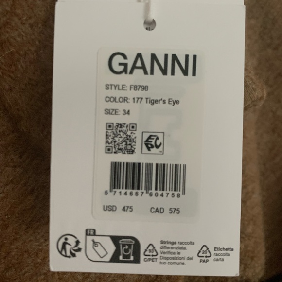 NWT Ganni jacket - Picture 5 of 5